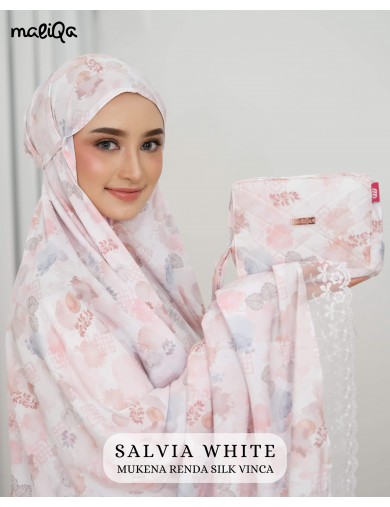 MUKENA SLIK SALVIA WHITE