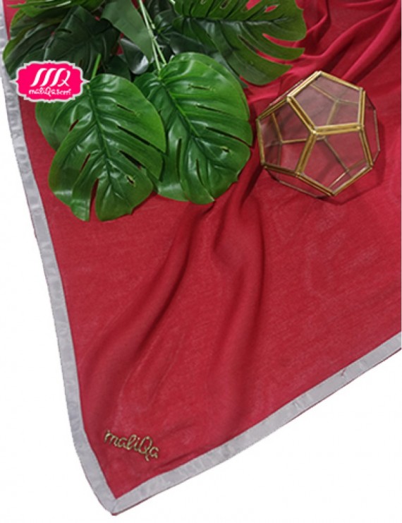 SQUARE STRIPE DIM RED