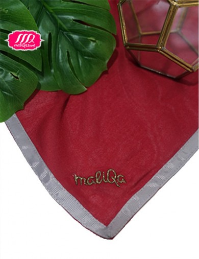 SQUARE STRIPE DIM RED