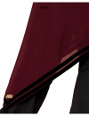 SQUARE STRIPE GARNET BLACK